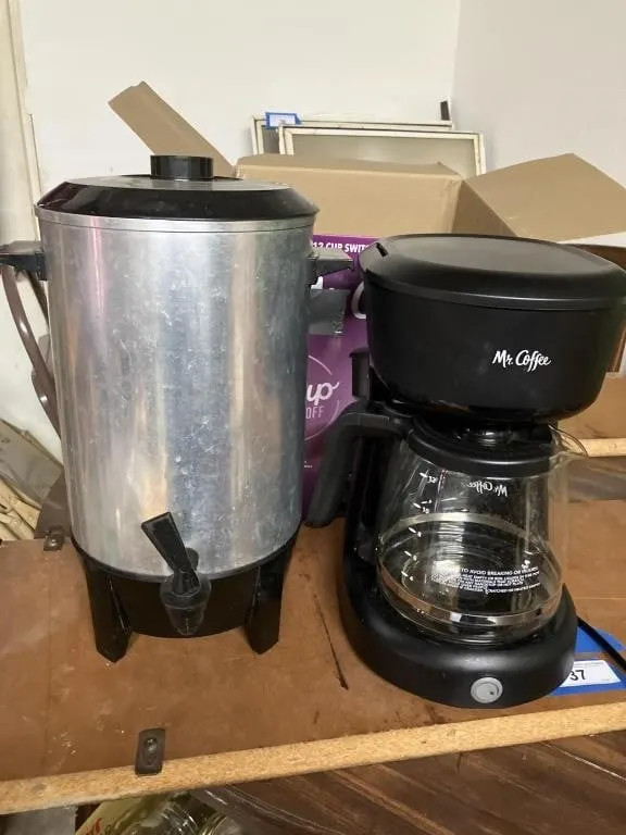Mr Coffee 12 cup coffeemaker and Westbend