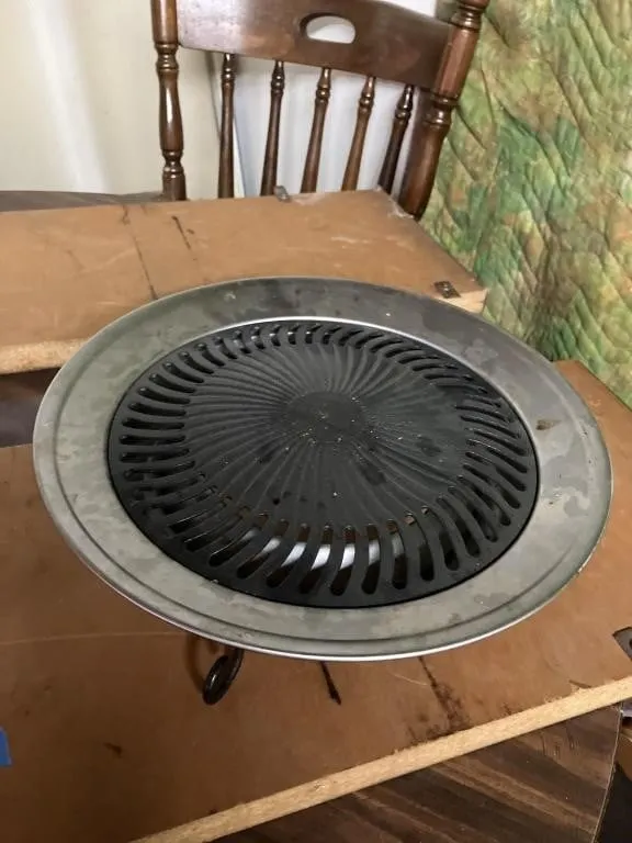 Smokeless in door grill, stovetop grill pan,