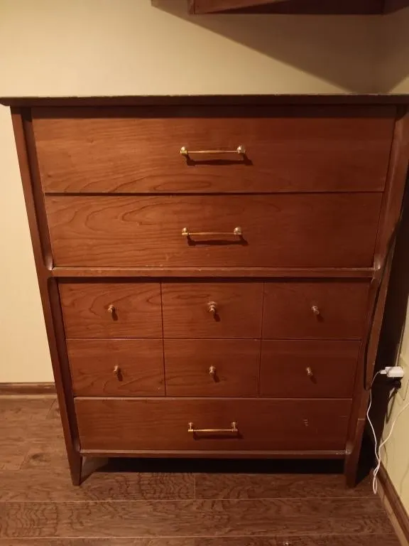 Chest of drawers blemishes in