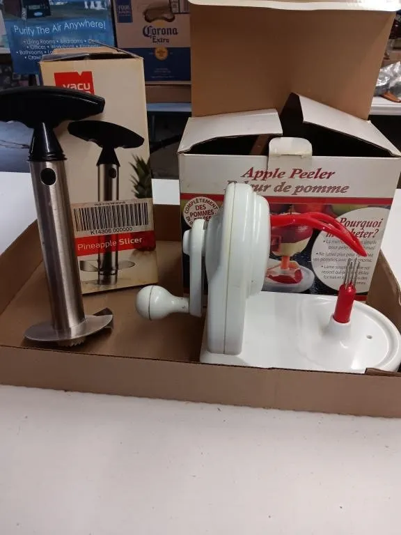 Pineapple slicer and Apple peeler