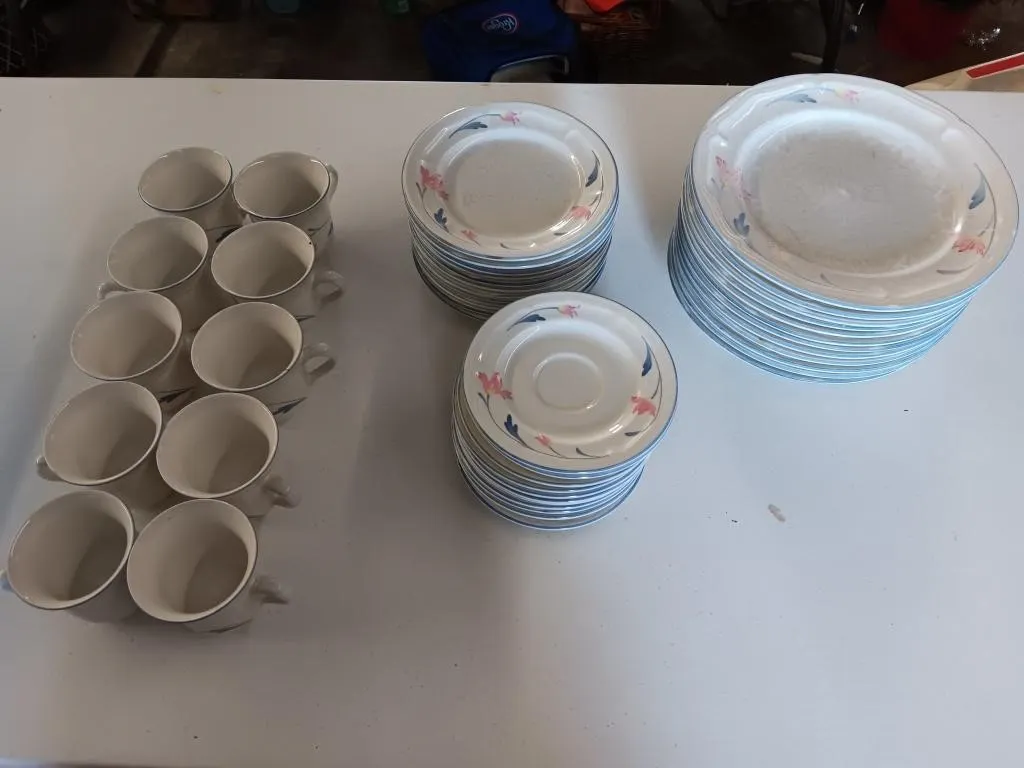 Avonlea Dinnerware Set. Heavy.