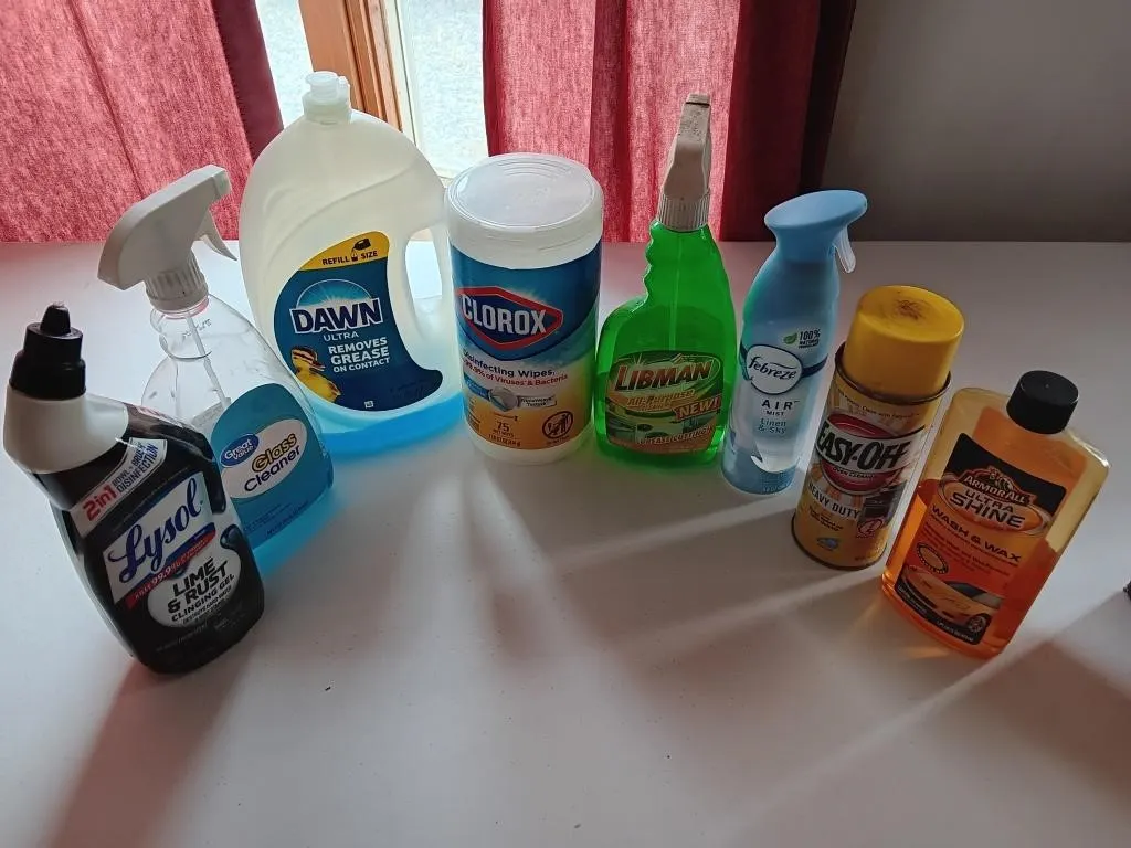 Cleaning Supplies. Shipping NOT available.