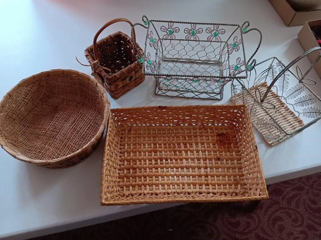 Baskets.