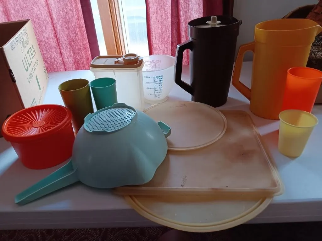 Tupperware and Kitchenware.