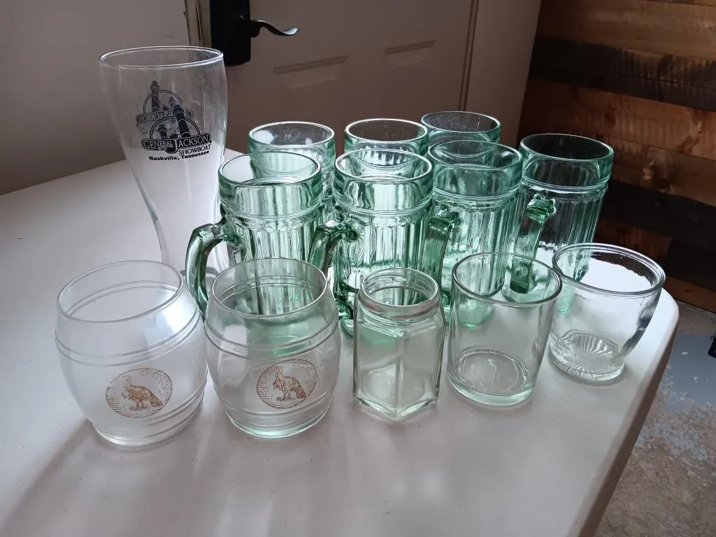 Possibly Anchor Hocking vintage promotional green