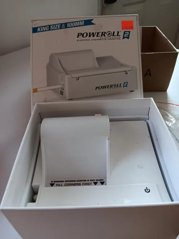 Poweroll Electric Cigarette Machine. Untested.