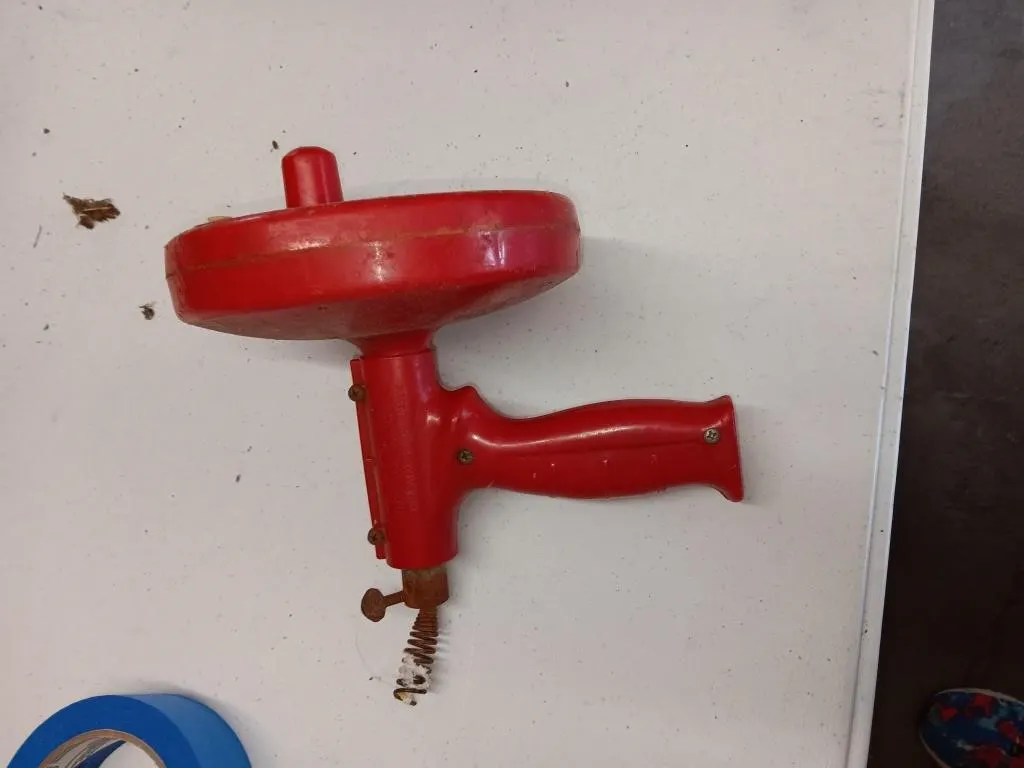 Hand Drum Drain Auger.