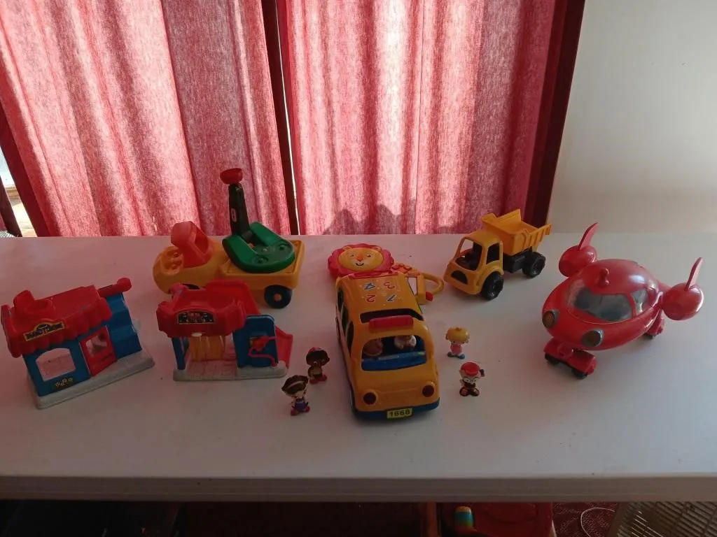 Outdoor and indoor toys.