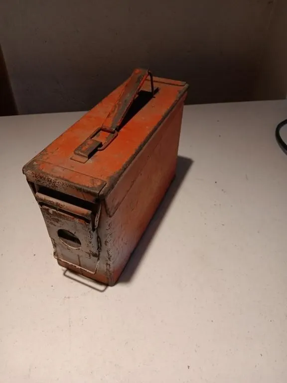 Metal Ammo box. 10".