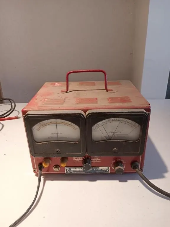 Sun Electric Corp. Rectifier. Powered on.