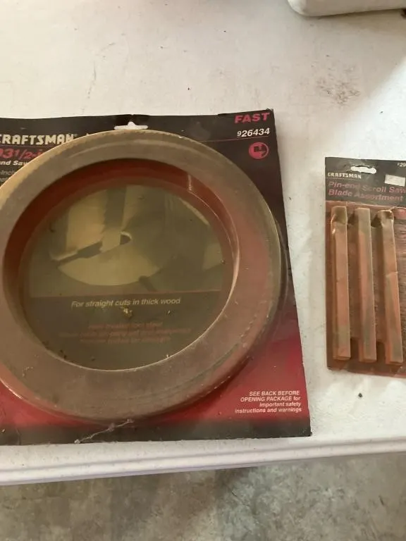 Craftsman 93 1/2 in band saw blade & pin-end