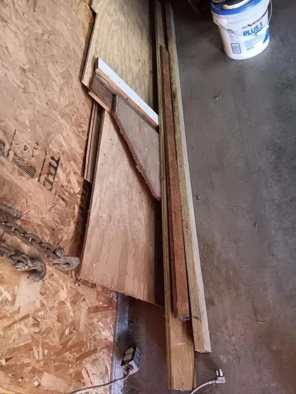 Scrap Wood. Sizes vary.