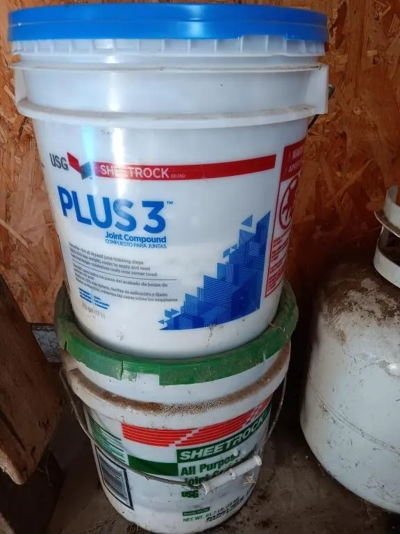 Sheetrock compound.
Partials. ( Unsure of