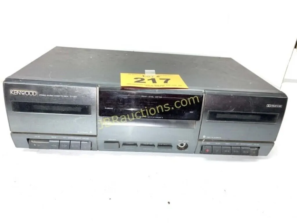 KENWOOD CT-201 DUAL CASSETTE DECK