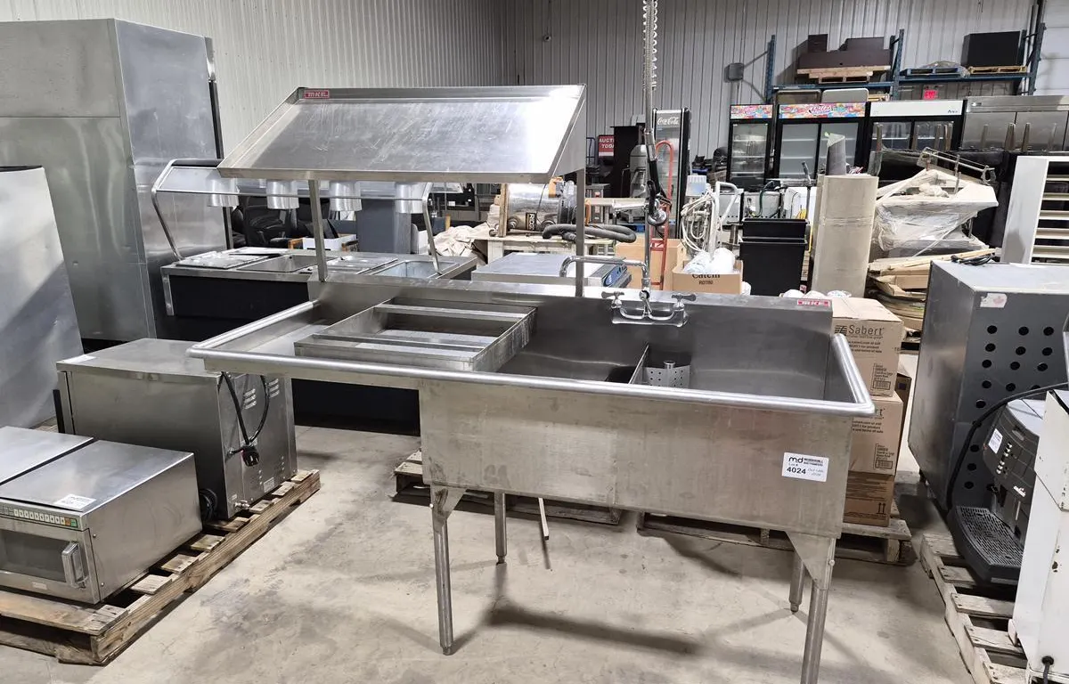 MKE Stainless Steel Three Compartment Sink
UNRESERVED