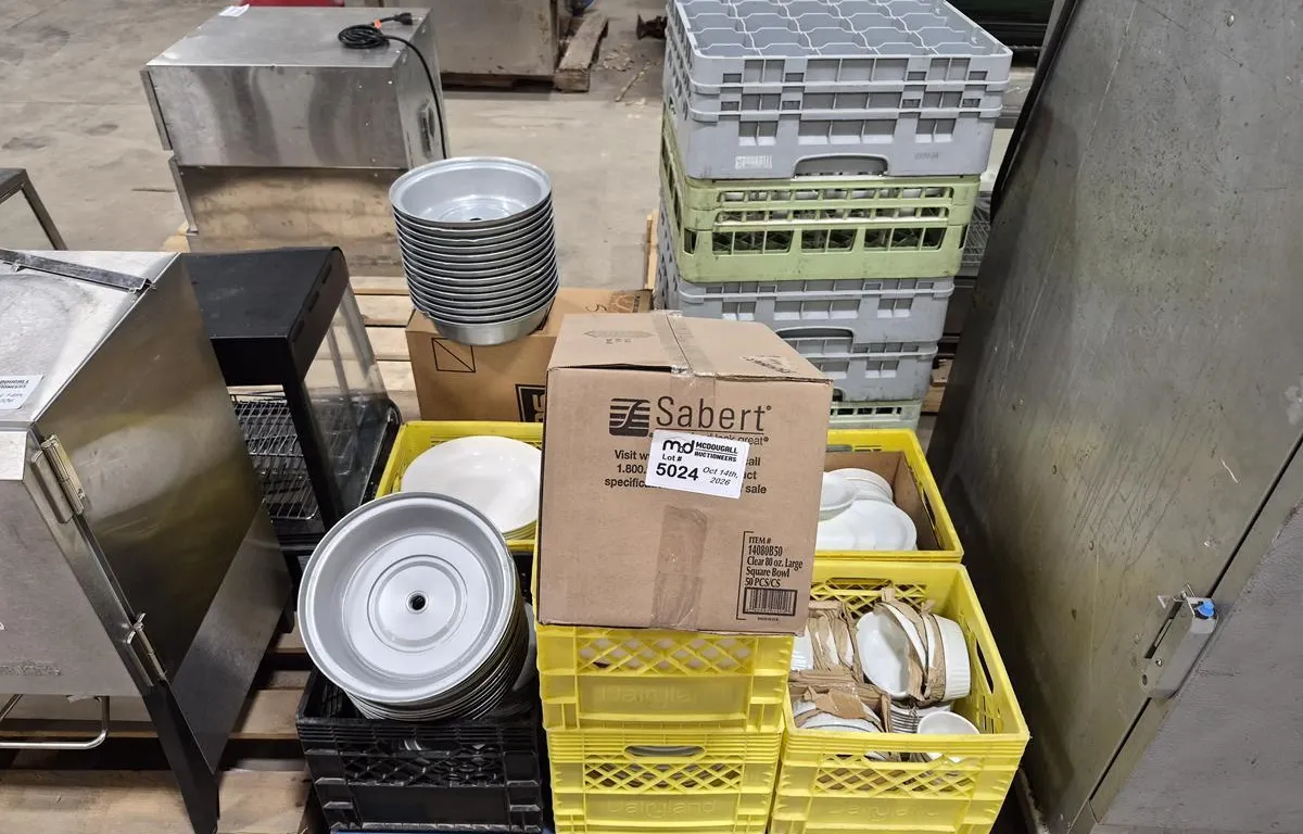 Pallet of Plates, Trays & Dishware
UNRESERVED