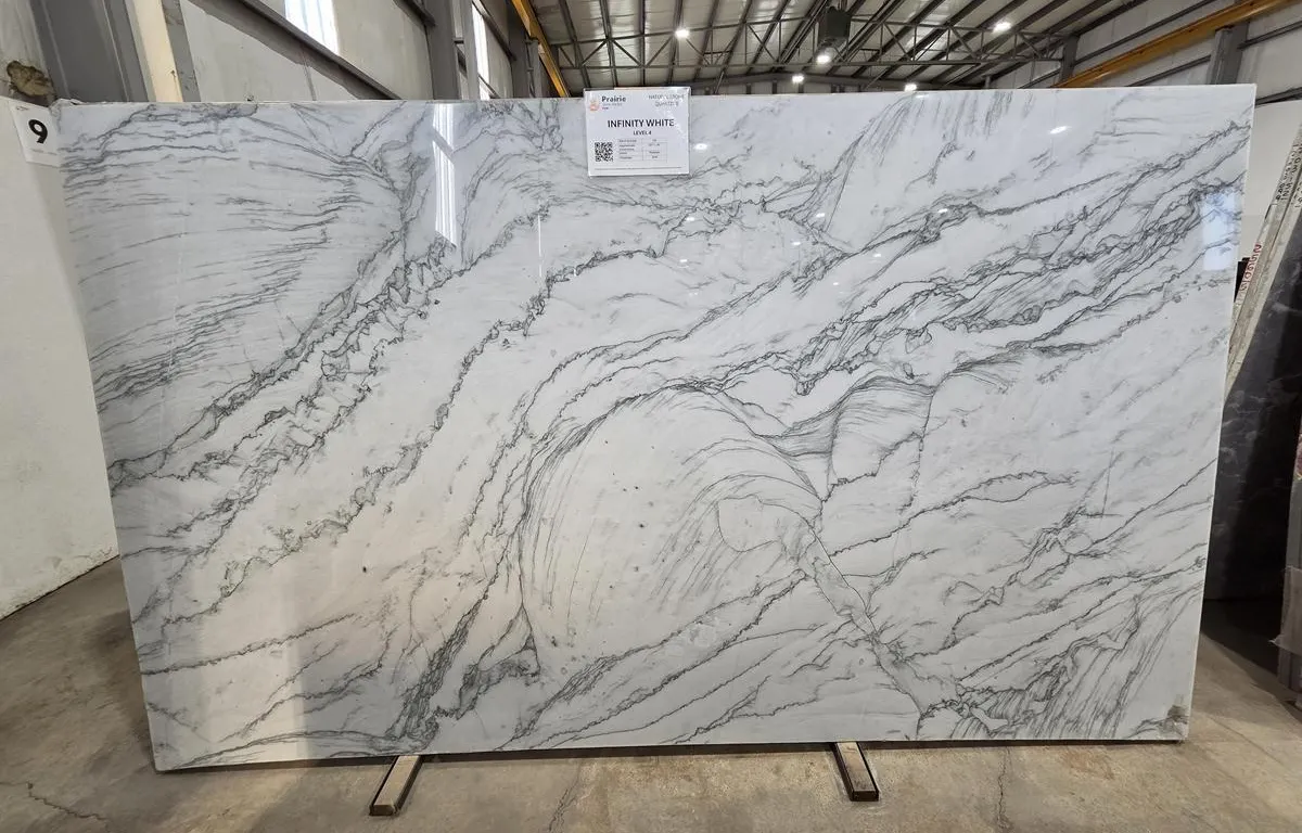 (1) Infinity White Quartzite Slab
UNRESERVED