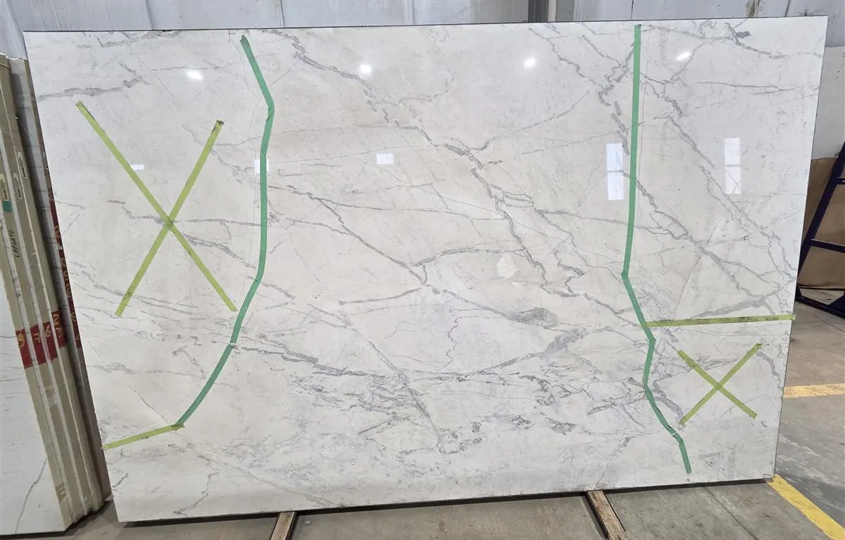 (1) Polished White Marble Slab
UNRESERVED