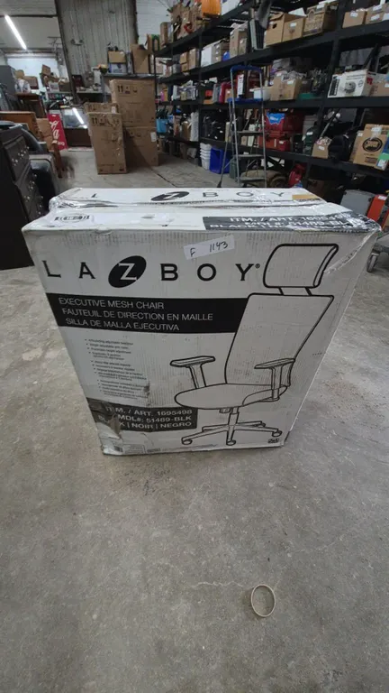 La-Z-Boy Executive Office Mesh Chair, Model 51489-BLK