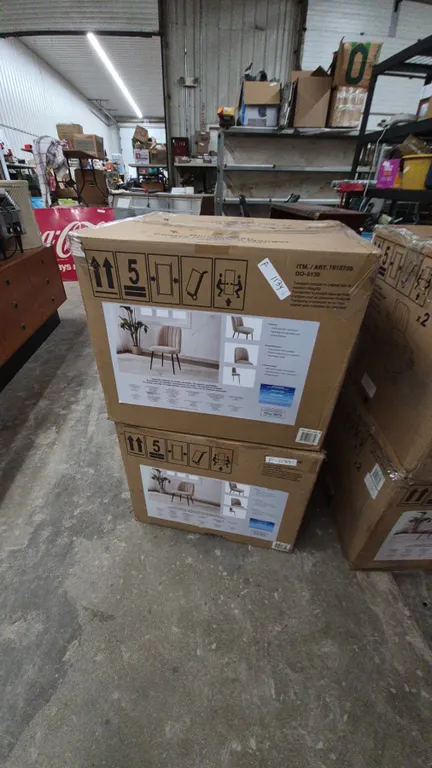 Velvet Dining Chairs with Metal Legs, 4 Total, Simple Assembly