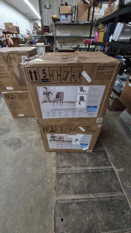 Dining Chairs, 4 Total, in Two Packages