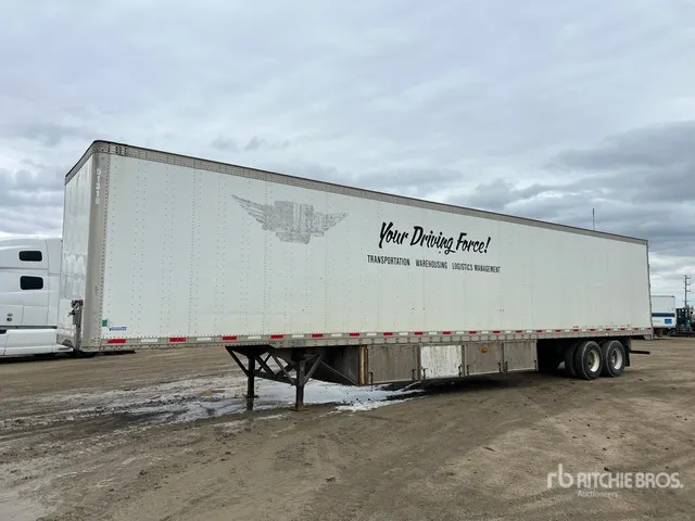 2013 Vanguard 53 ft x 102 in T/A Van Trailer