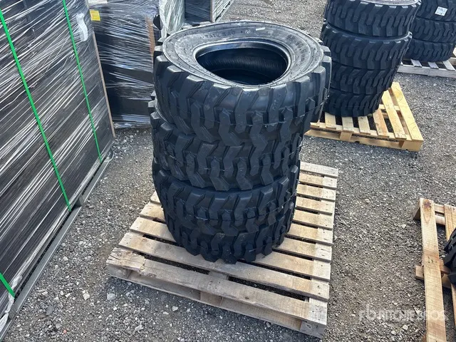 Quantity of (4) 12-16.5 Heavy Duty Tires (Unused)