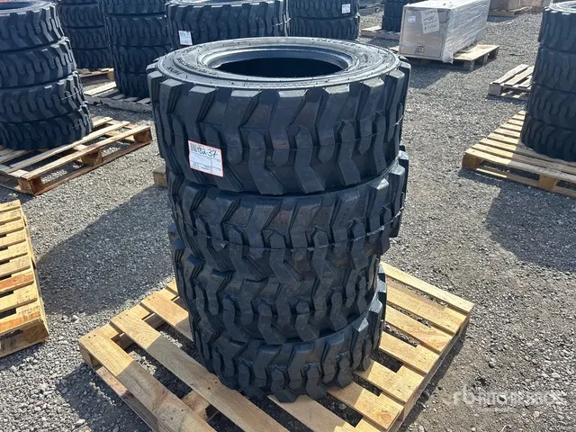 Quantity of (4) 12-16.5 Heavy Duty Tires (Unused)