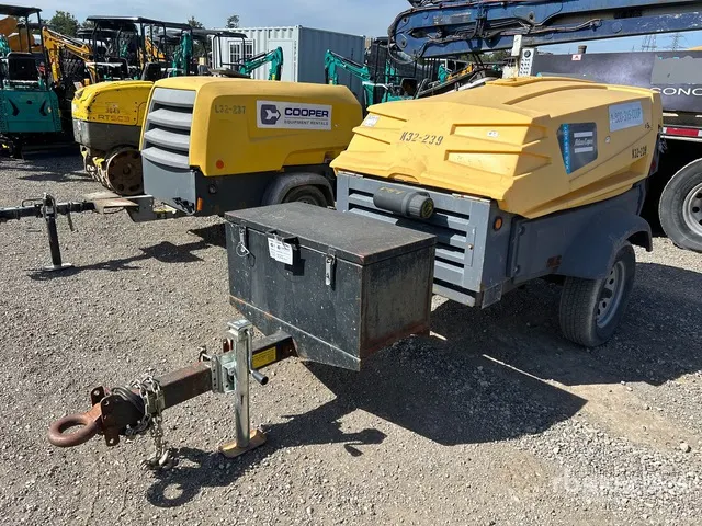 2018 Atlas Copco XAS185 KD7 PE T4F Mobile Air Compressor