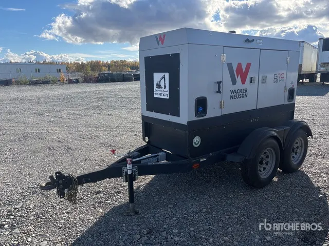 2025 Wacker Neuson G70 58 kW Mobile Generator Set
