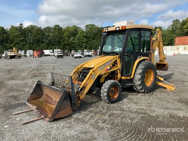 2002 John Deere 110 4x4 Backhoe Loader