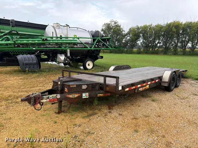 2020 H & H Trailers H822EX-100 tilt deck equipment trailer