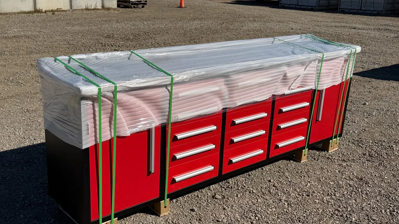 Unused 2026 Steelman 10' 15-Drawer SS Workbench