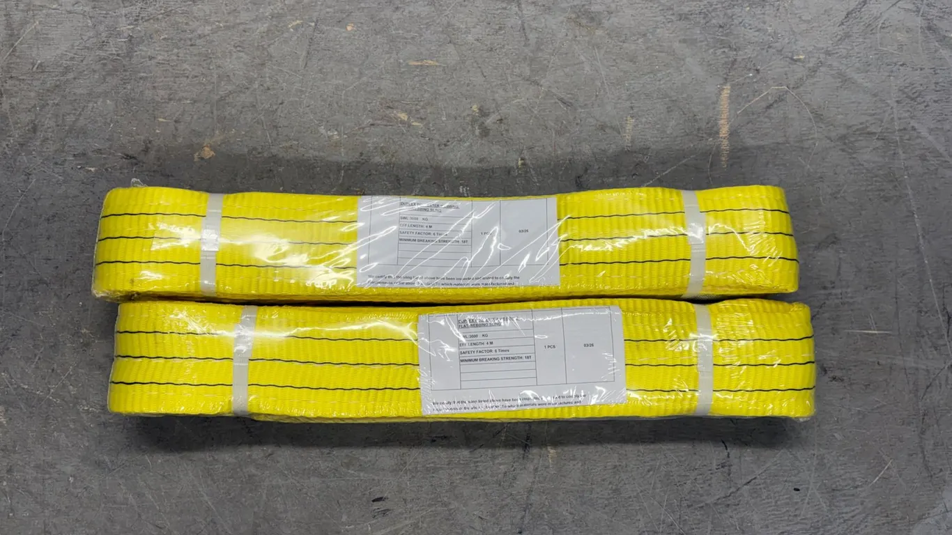 (2) Unused Polyester Slings