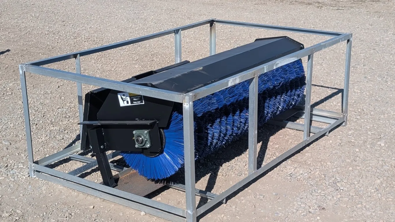 Unused 2026 Great Bear Angle Skid Steer Broom
