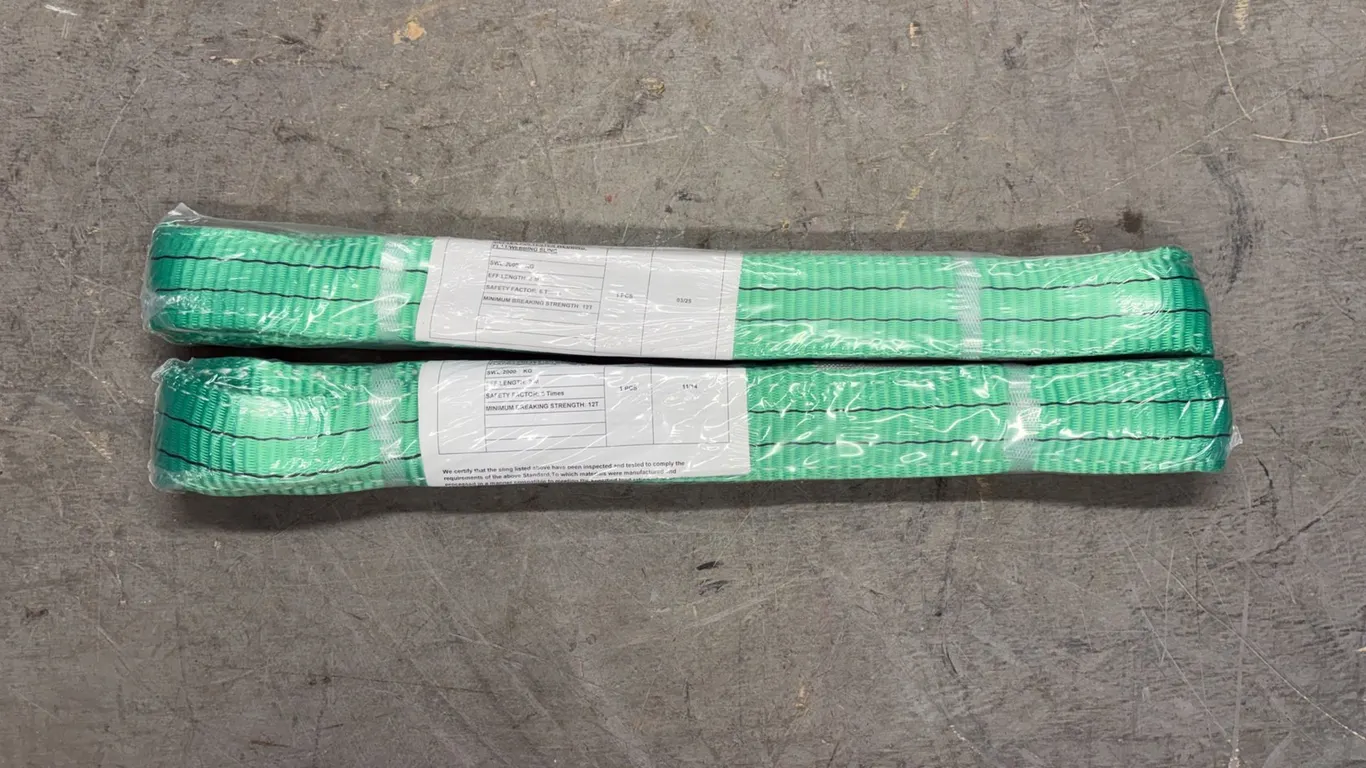 (2) Unused 200KG Polyester Slings