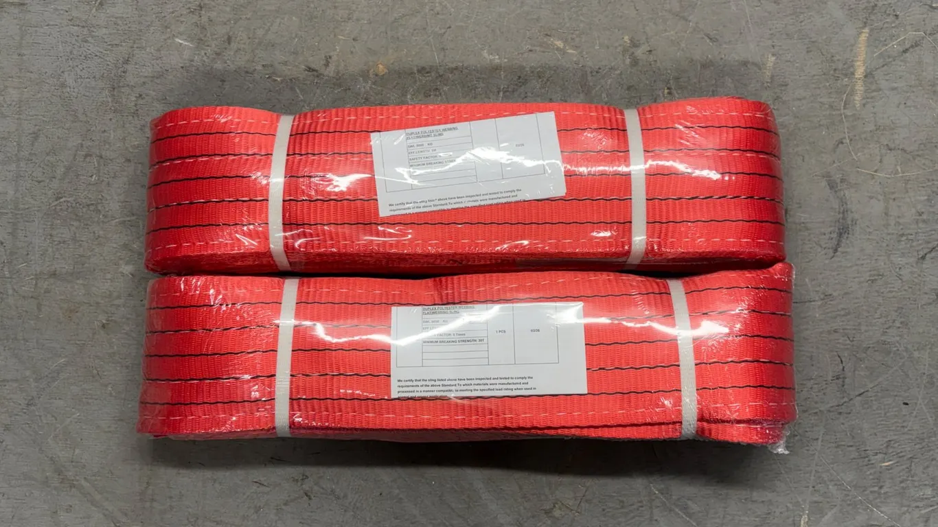 (2) Unused Polyester Slings