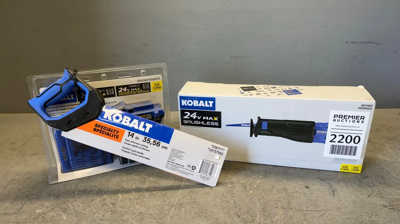 Unused Kobalt 24V Max Reciprocating Saw