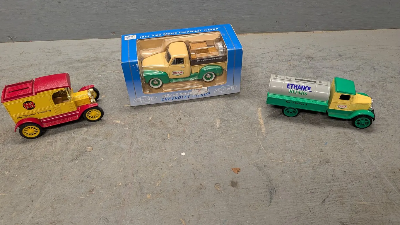 (3) Assorted Collectible Diecast Trucks