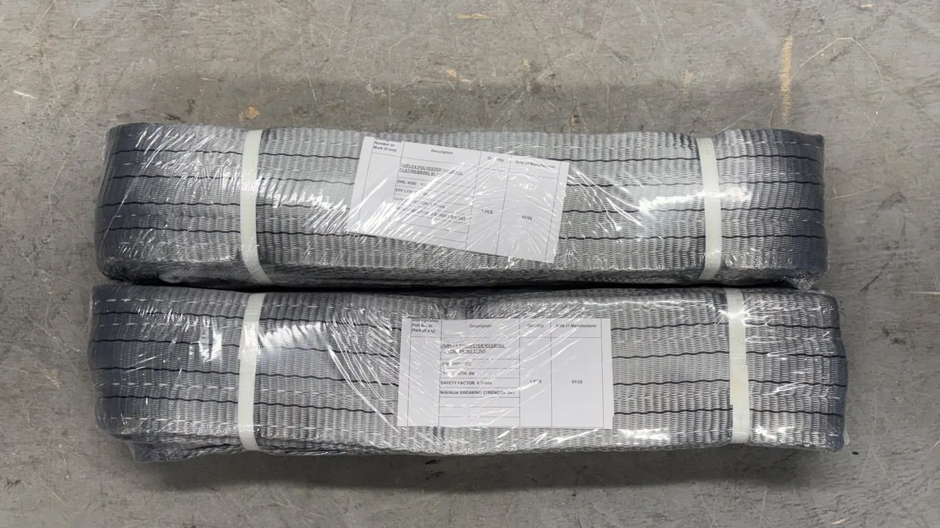 (2) Unused Polyester Slings