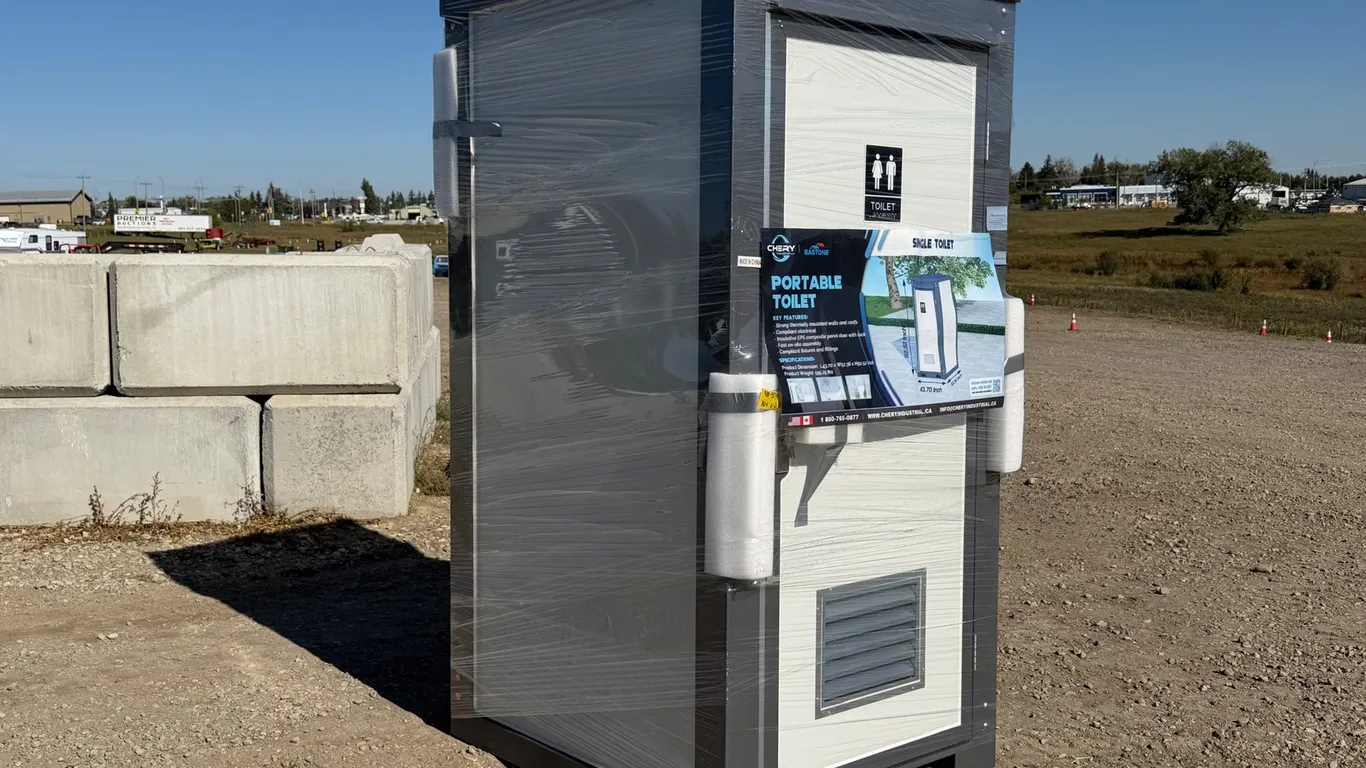 Unused Bastone Mobile Washroom