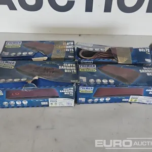 Unused Boxes of Cloth Sanding Belts (4 of) 