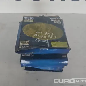 Unused Premier Boxes of Drywall Sanding Discs (6 of) 