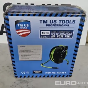Unused 1/2" 15m Air Reel 