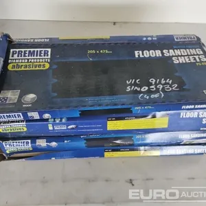 Unused Premier Boxes of Floor Sanding Sheets (4 of) 