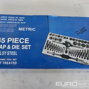 Unused 45pcs Tap & Die Set 
