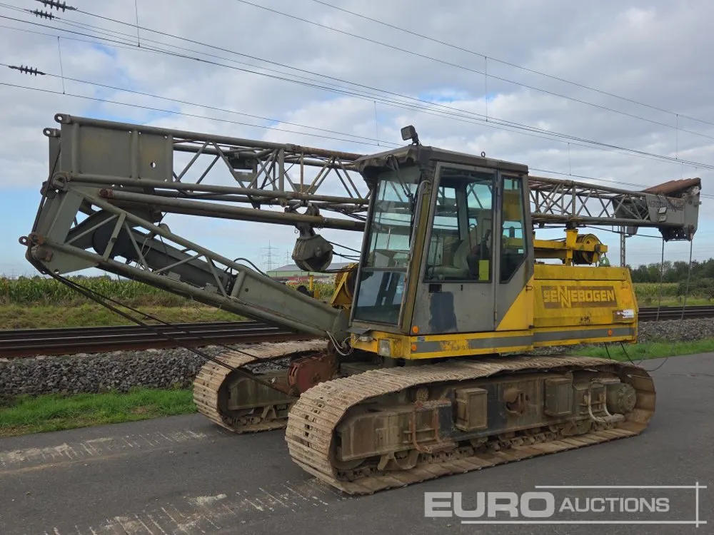 Sennebogen 612R, Tracked Crane, 700mm Pads, Coil, Hook, 20m max.High, 14 Ton max. Lifting