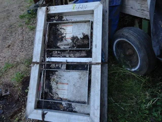 32”x 55” Aluminum Grain Bin Door – Unused