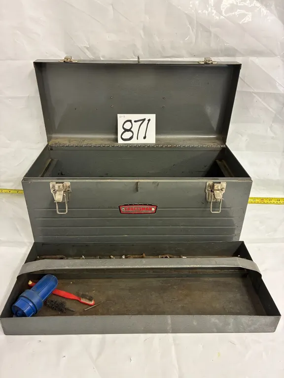 Craftsman Toolbox – 8 ½”x 9 ½”x 20”