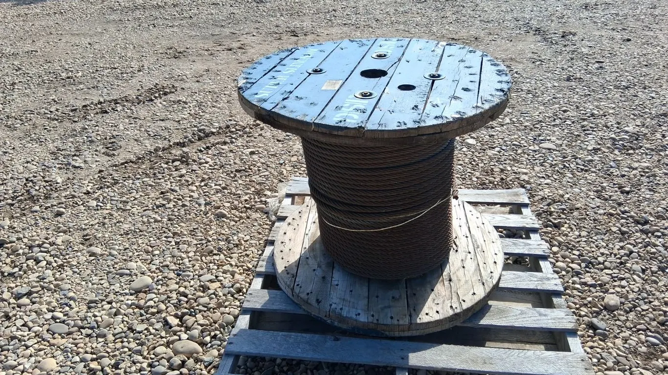 1- Roll 5/8 Cable (Unused) 500 Feet Long